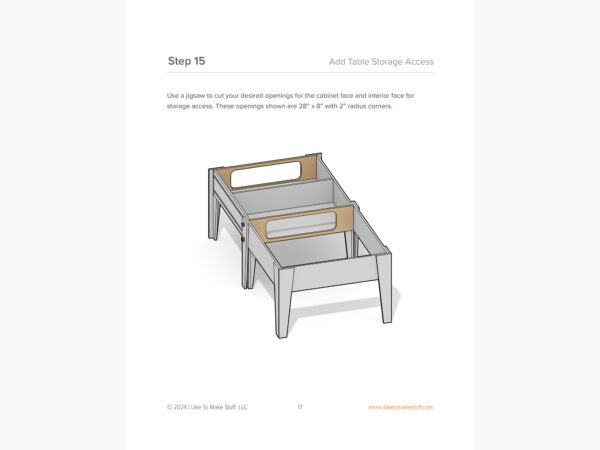 Hidden Ping Pong Table — Digital Plans - Image 8