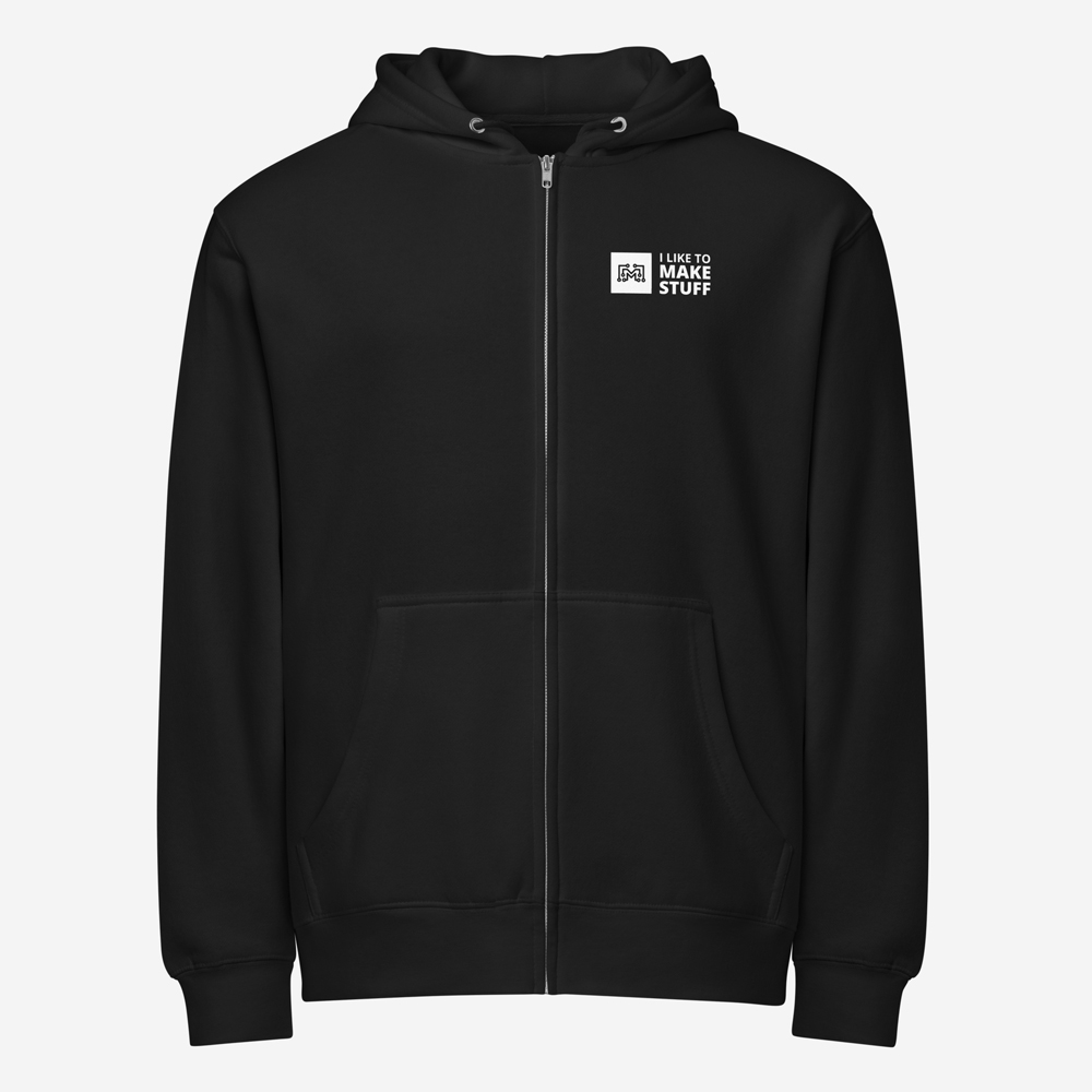 Logo zip hoodie