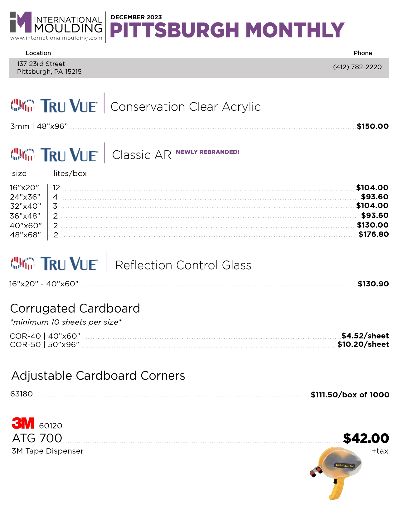International Moulding Service, Selection, Quality, and Price