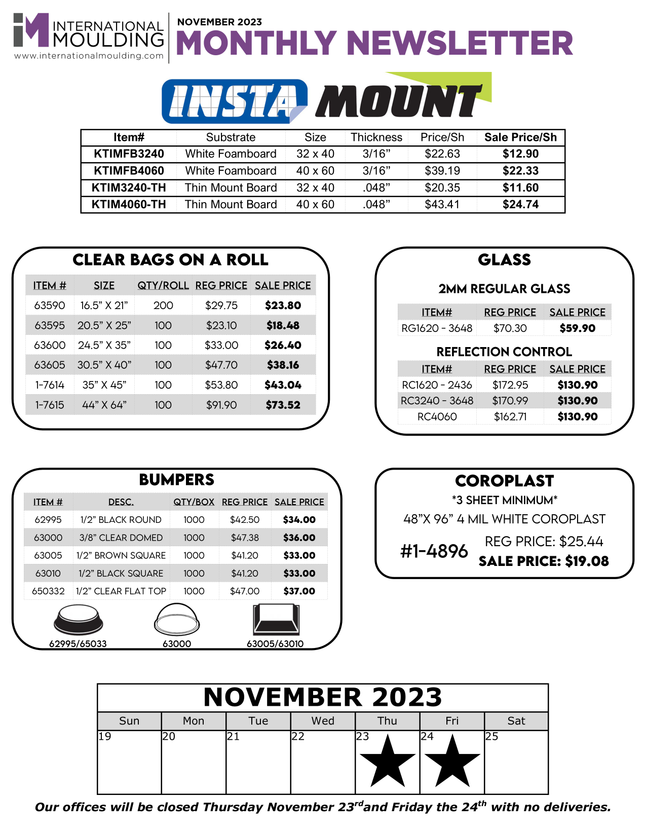 International Moulding Service, Selection, Quality, and Price