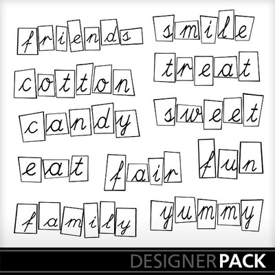 Digital Scrapbooking Kits | Cotton Candy | Kid Fun | MyMemories