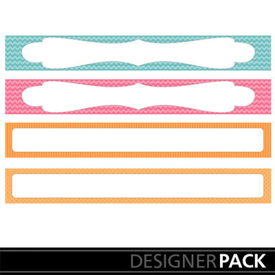 Digital Scrapbooking Kits Custom Etsy Shop Banners Leelou