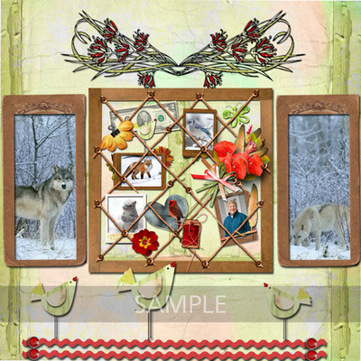 Digital Scrapbooking Kits | Vintage Memory Board-(aniaw) | Friends ...