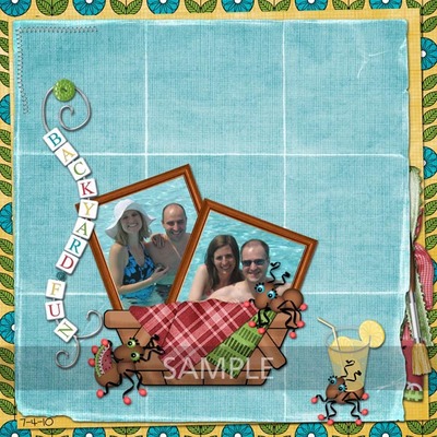 Digital Scrapbooking Kits | Cookout Ant-ics Bundle-(Kathryn) | Camping ...