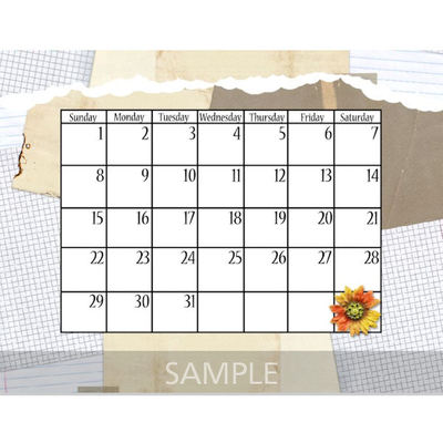 Digital Scrapbooking Kits | 11x8_5 Calendar 2016-(aniaw) | Calendars ...