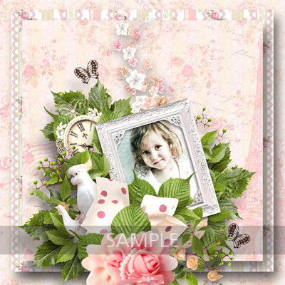 Digital Scrapbooking Kits | Shabby Chic Emotions Kit-(doudou ...
