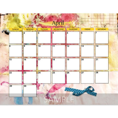 Digital Scrapbooking Kits | 11x8_5 Calendar 2018-(aniaw) | Calendars ...