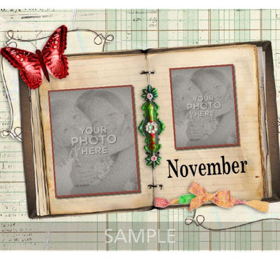 Digital Scrapbooking Kits | 11x8_5 Calendar3 2018-(aniaw) | Calendars ...