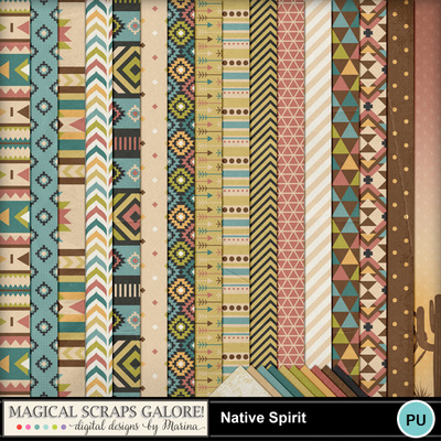Digital Scrapbooking Kits | Native Spirit-(MSG) | Entertainment, Girls ...