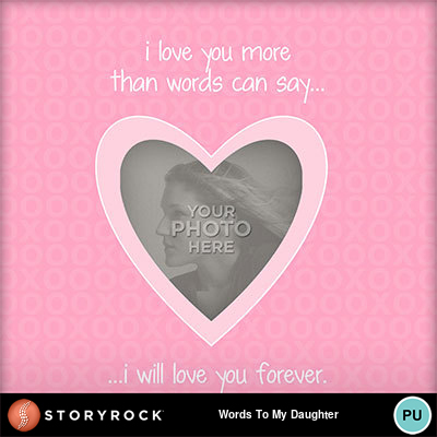 Digital Scrapbooking Kits | Words to My Daughter | Girls, Kid Fun