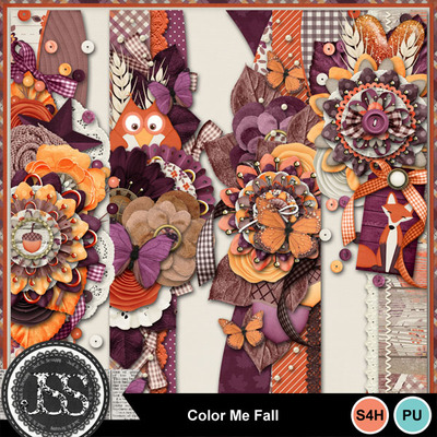 Digital Scrapbooking Kits | Color Me Fall Bundle-(jsscrap) | Everyday ...