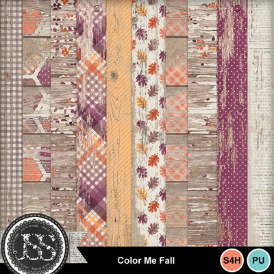 Digital Scrapbooking Kits | Color Me Fall Bundle-(jsscrap) | Everyday ...