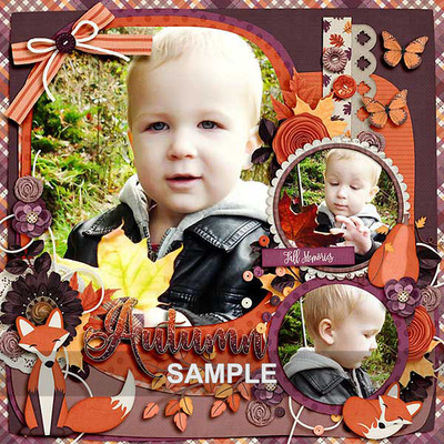 Digital Scrapbooking Kits | Color Me Fall Bundle-(jsscrap) | Everyday ...