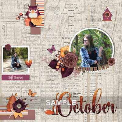 Digital Scrapbooking Kits | Color Me Fall Bundle-(jsscrap) | Everyday ...