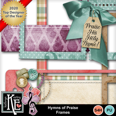 Digital Scrapbooking Kits | Hymns of Praise Frames-(Kathryn ...