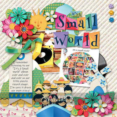 Small World Notes Digital Scrapbooking Kits | A Small World-bundle-(MSG) | Entertainment ...