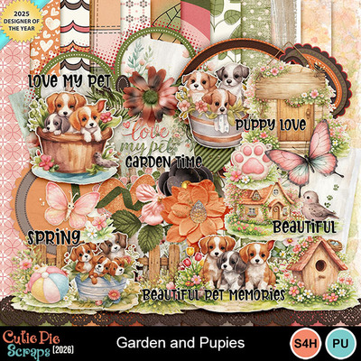 Garden_and_pupies1