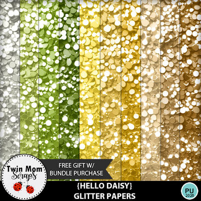 Digital Scrapbooking Kits | Hello Daisy BUNDLE-(TwinMom