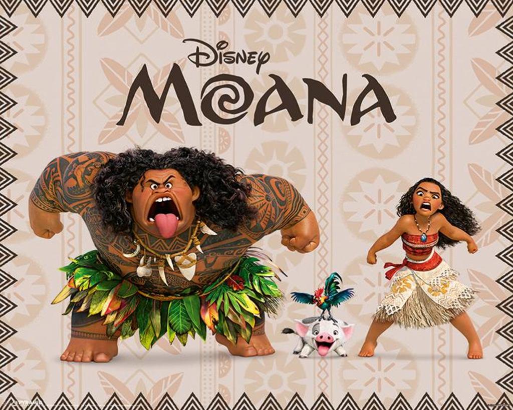Moana Characters Maui Disney Movie Poster 20x16 Inch 5050574506670 | eBay