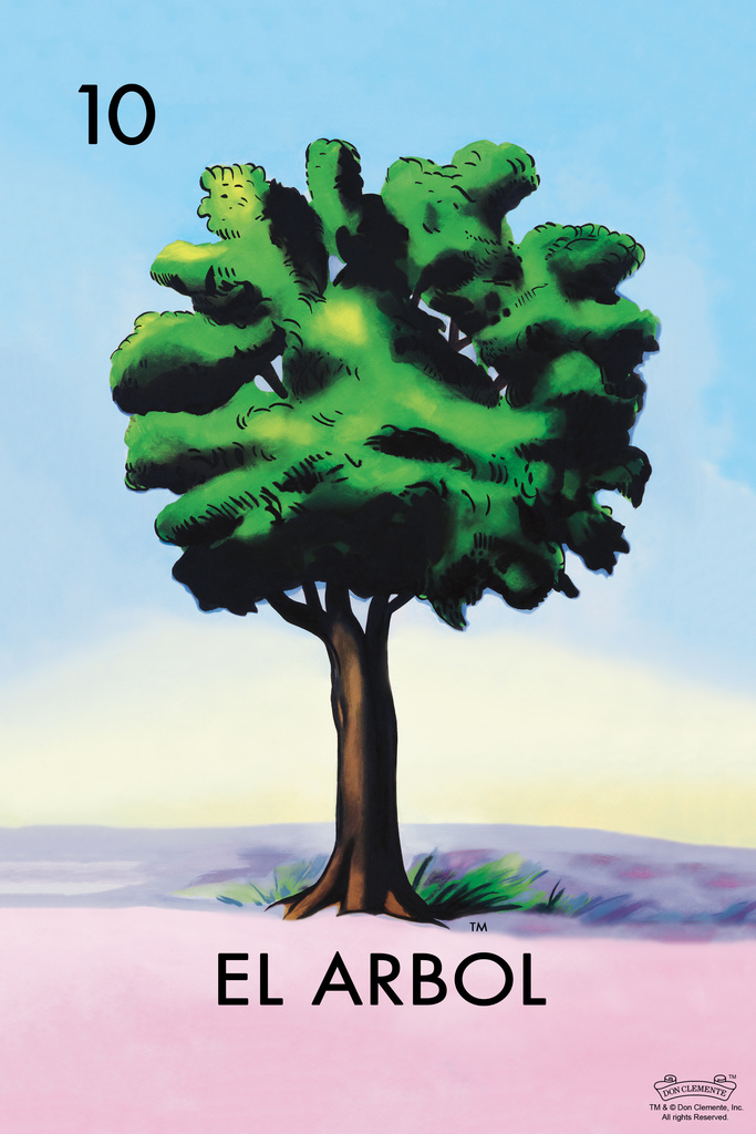 10 El Arbol Tree Loteria Card Poster 12x18 inch eBay