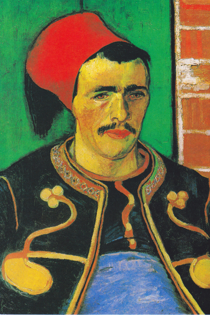 Vincent Van Gogh Le Zouave Soldier Half Figure 1888 Oil On Canvas Post