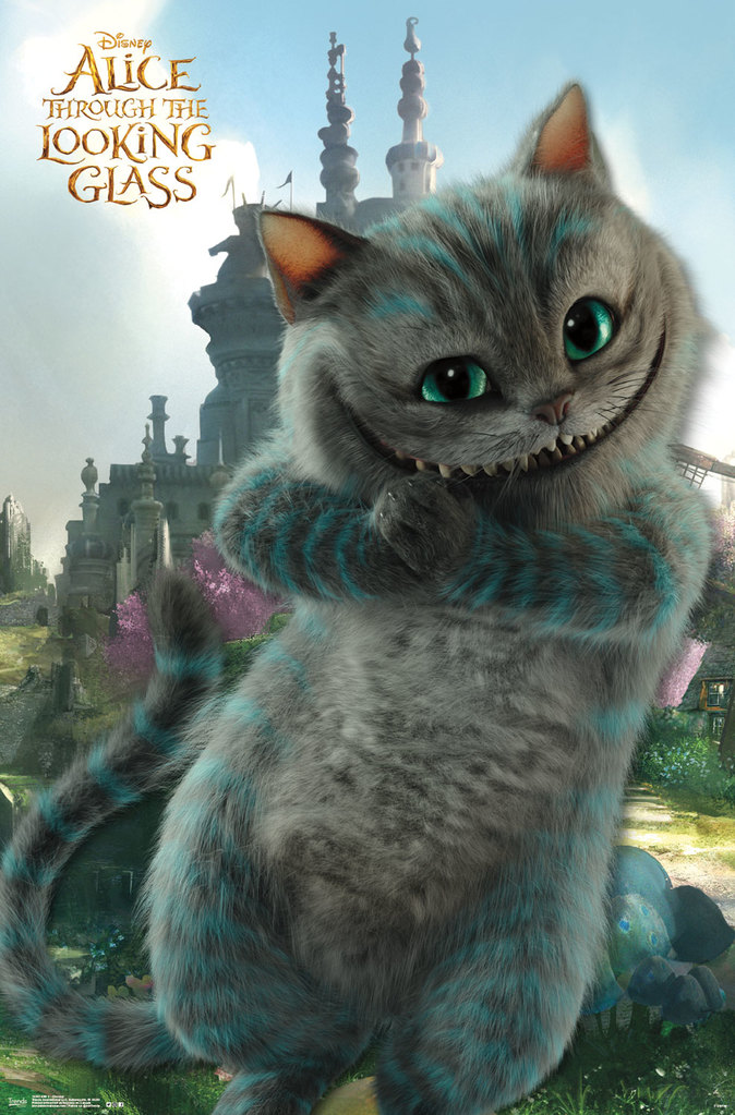 Contemporary (1968-Now) DISNEY ALICE IN WONDERLAND MOVIE CHESHIRE CAT  POSTER 34X22 NEW FREE SHIPPING Posters, Prints &amp; Lithos
