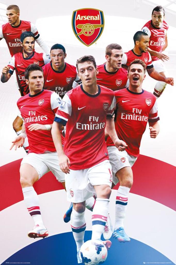 Arsenal Players Soccer Sports Poster 24x36 eBay
