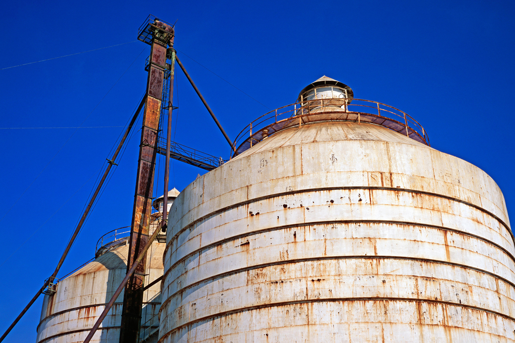Weathered Grain Silos in Waco Texas Photo Art Print Poster 18x12 inch 606345352097 eBay