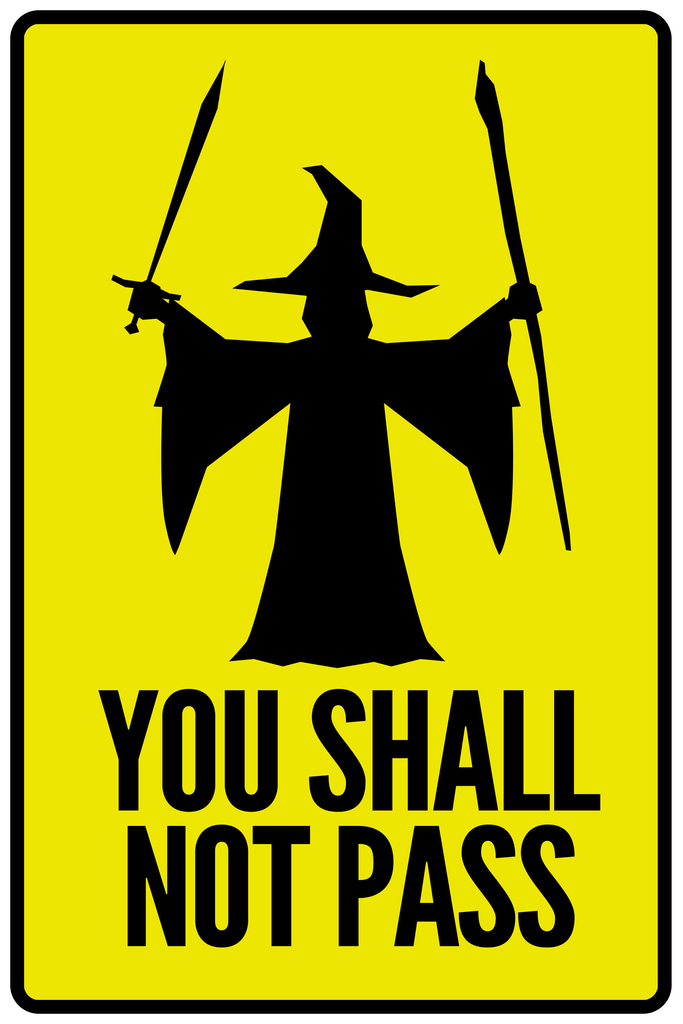 You Shall Not Pass Deutsch