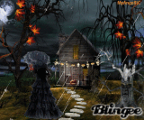 Rainy Halloween Night