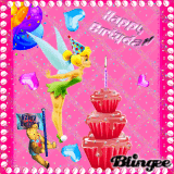 tinkerbell happy birthday Pictures [p. 1 of 3] | Blingee.com