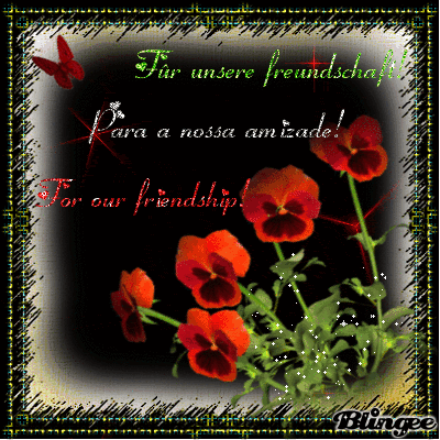 for our friendship