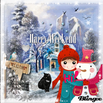 happy weekend to all my friends