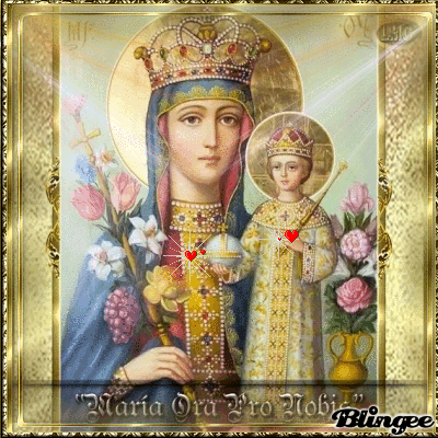 Maria mit dem Kinde lieb uns allen Deinen Segen gib Picture #134953597