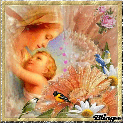 Maria mit dem Kinde lieb uns allen Deinen Segen gib Picture #134965276