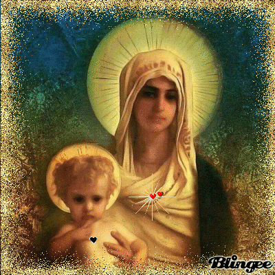 Maria mit dem Kinde lieb uns allen Deinen Segen gib Picture #135551950