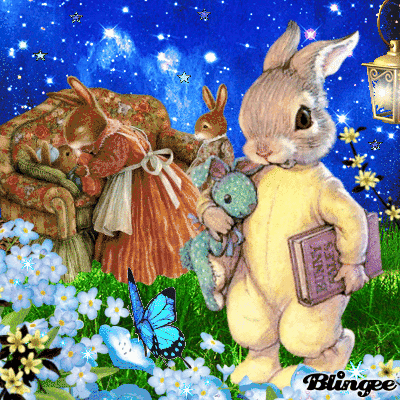 Good night Bunny Picture #136698477 | Blingee.com