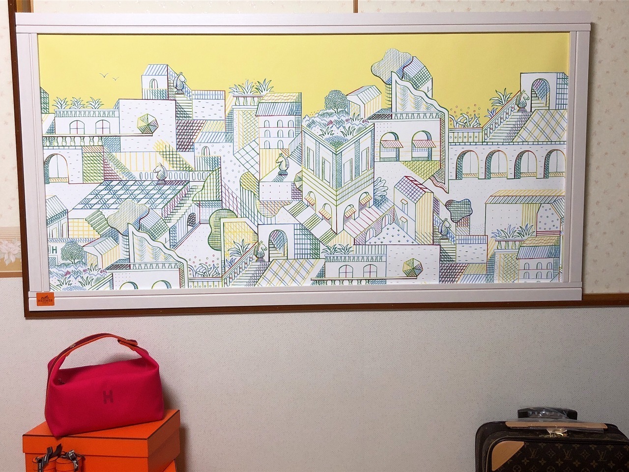 Hermes壁紙 生地の素敵な活用事例集 Buyma