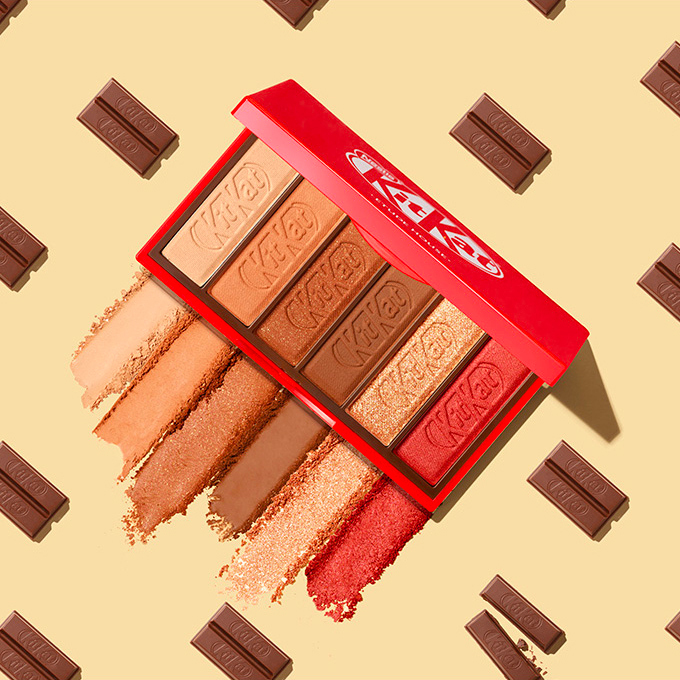 エチュードハウスがキットカットとコラボ 甘いチョコレートがシャドウになった Buyma