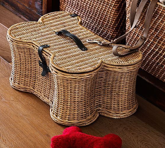 Of materials into Pottery Barn dog boneshaped basket to cha BUYMA