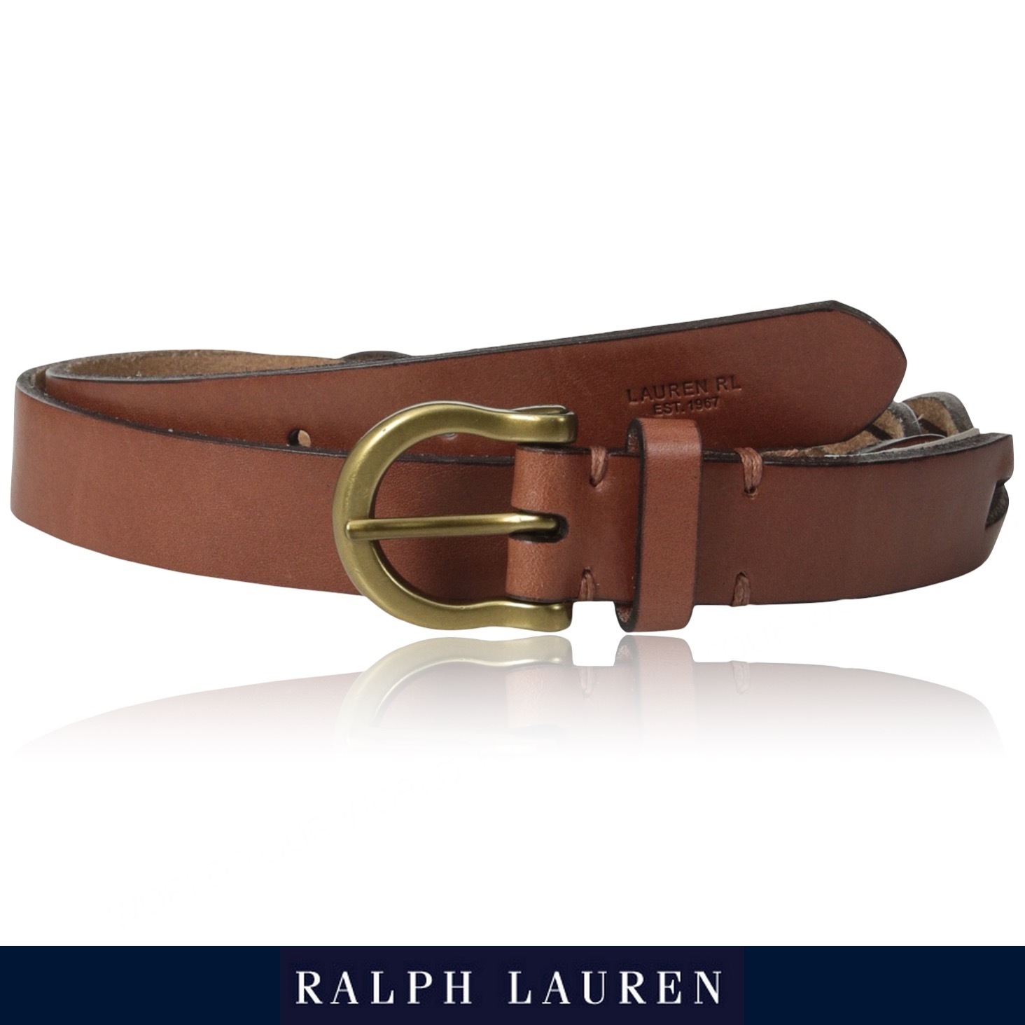 Ralph Lauren women's leather beltwith No BUYMA