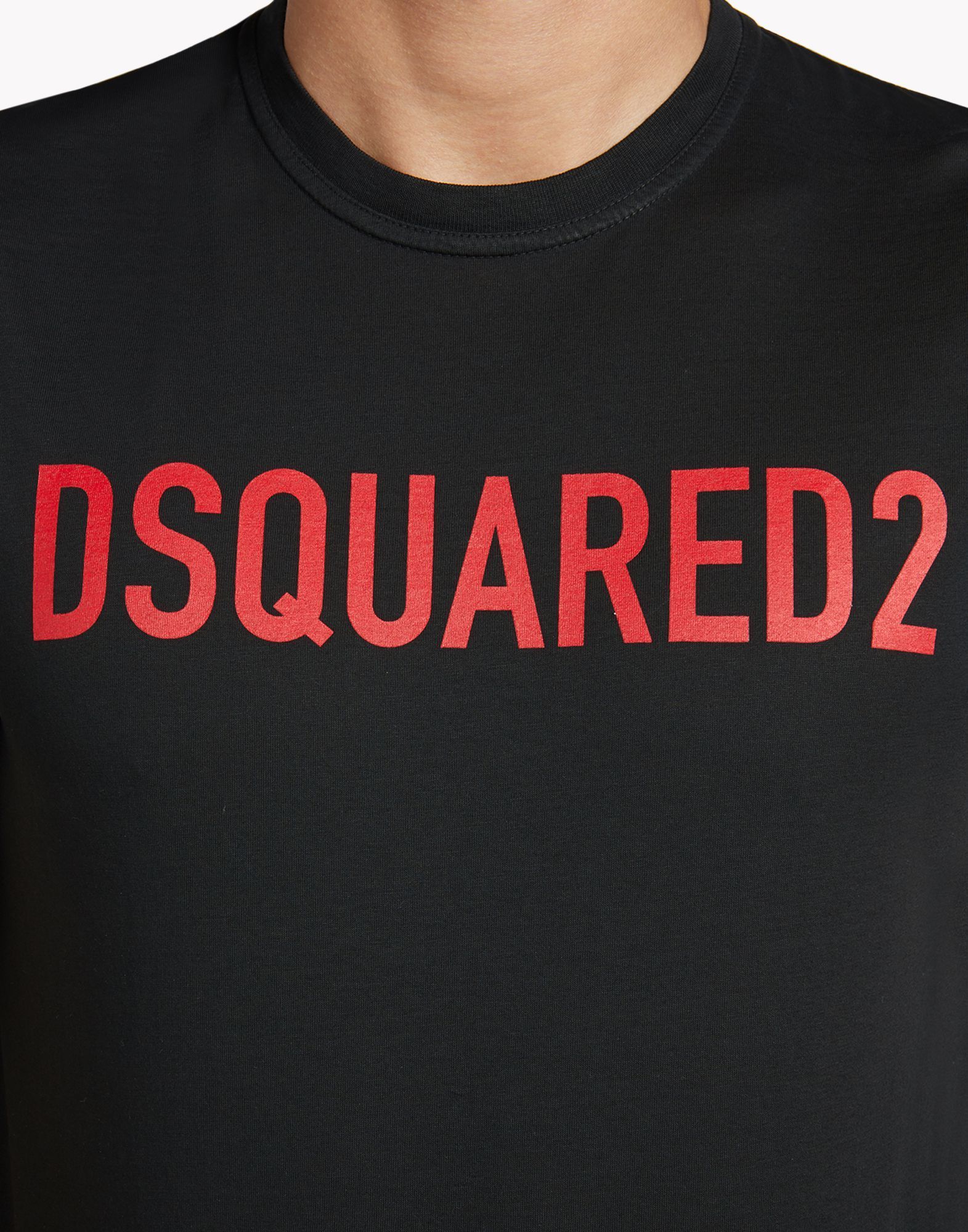 DSQUARED2 16SS LOGO T shirt BLACK - BUYMA
