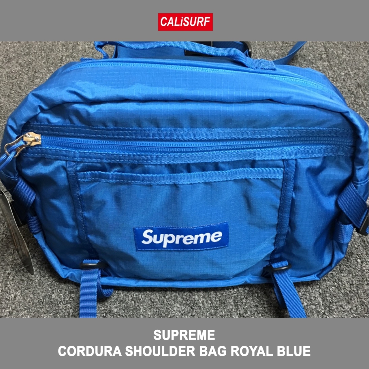 2016 SS SUPREME X CORDURA shoulder bag BLUE BUYMA