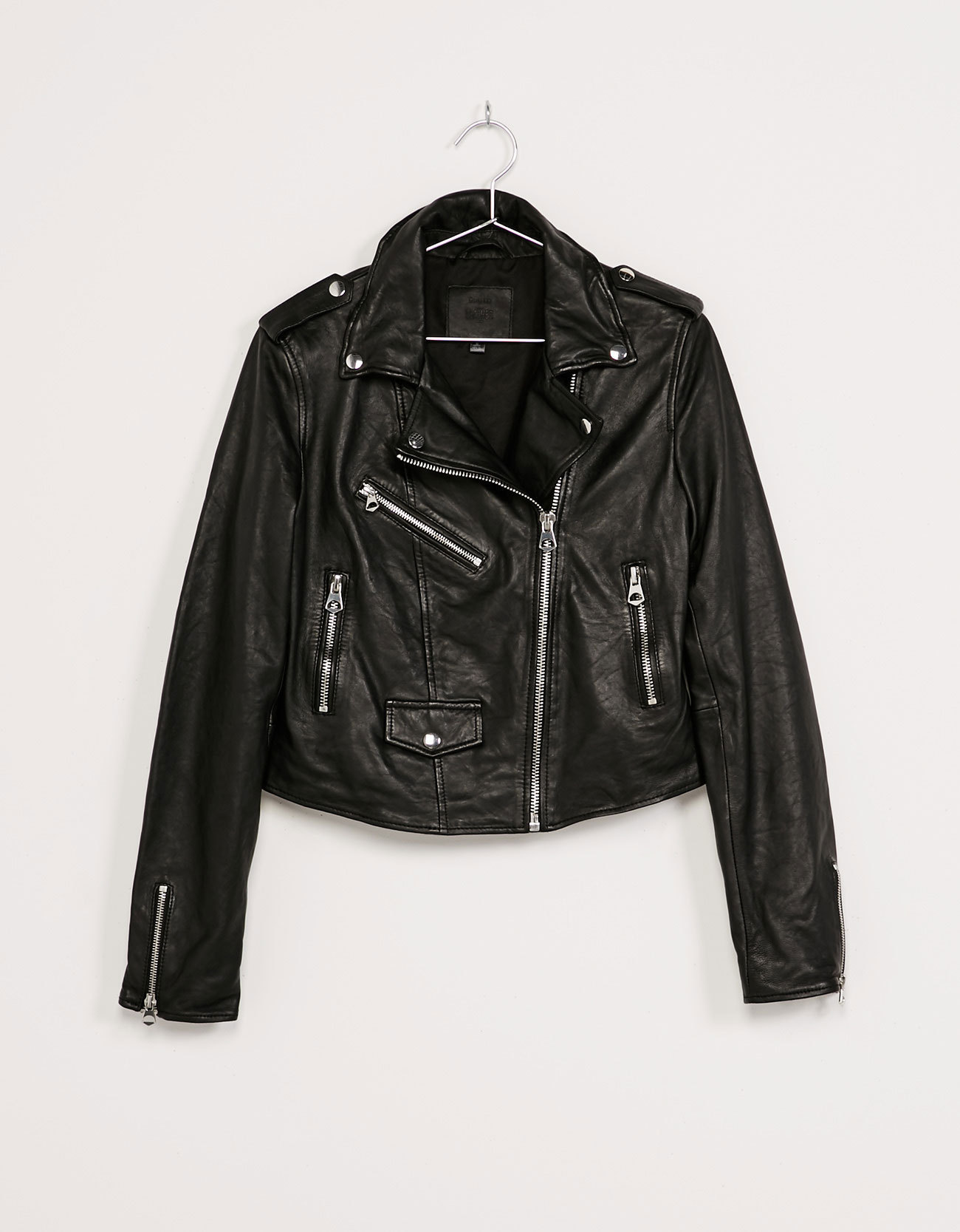 Long Leather Jacket Bershka Images