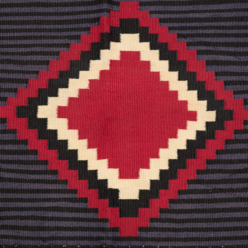 American Indian, A Navajo Germantown Moki blanket, Price Realized $8,400
