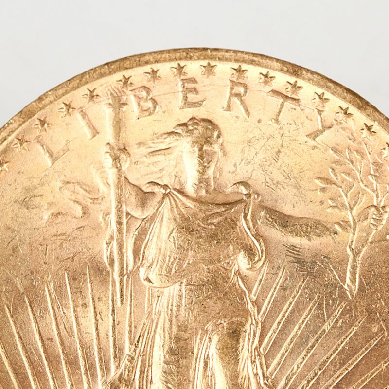 1923 US $20 St Gaudens gold coin, Price Realized $1,075