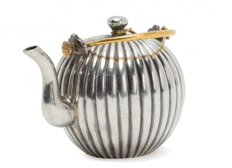 A Lao Yan Qing He silver and gold teapot, Price Realized $13,750