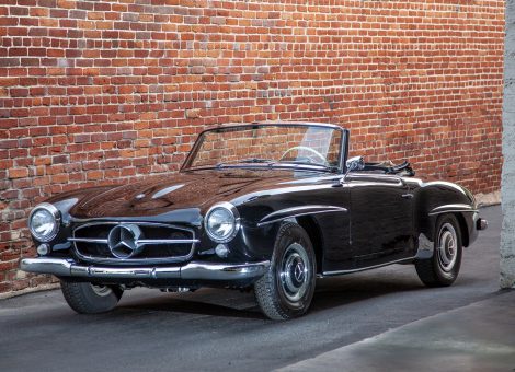 A 1961 Mercedes-Benz 190SL Convertible, Price Realized 95,000