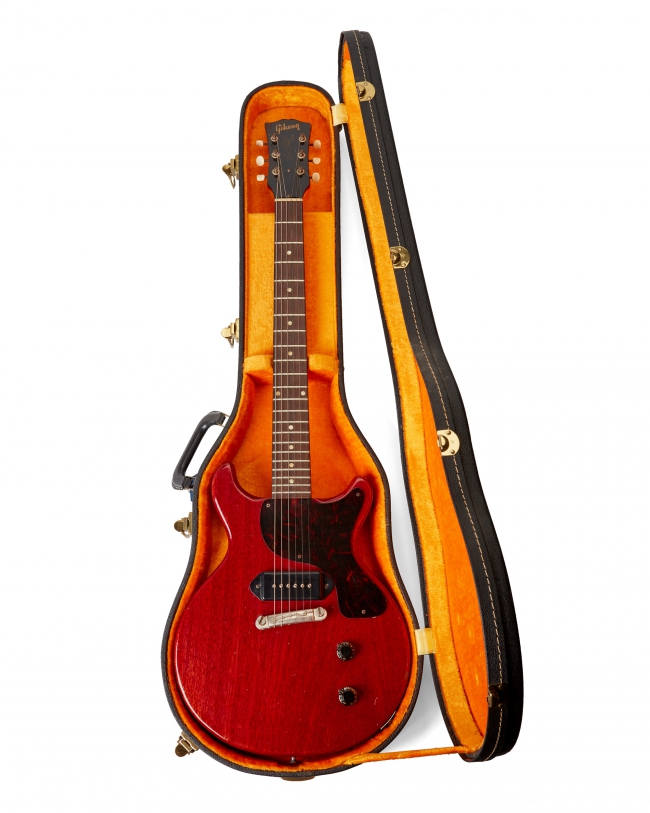 Lot 1015: A Gibson Les Paul Jr. Electric Guitar $1,500-2,500 $8,750