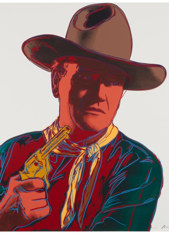 Andy Warhol (1928-1987, American), John Wayne from 
